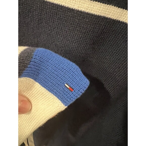 Tommy Hilfiger Urban Outfitters Racing Sweater L Oversized Color block y2k New - Picture 9 of 13